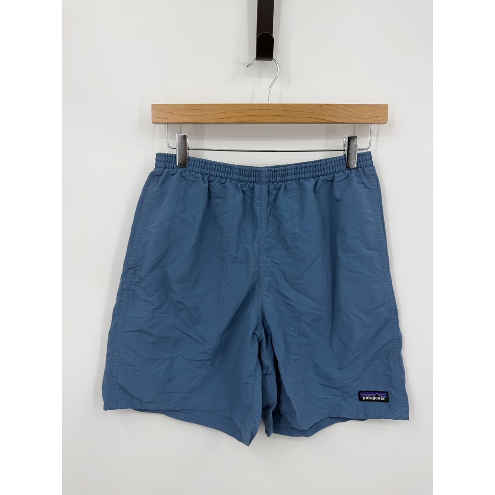 Patagonia Baggies Shorts Mens Small Blue 5in Inseam Nylon PGBE 58034